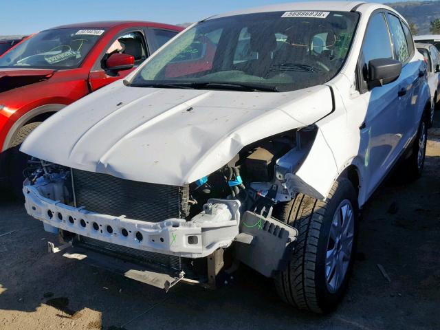 1FMCU0F74EUD25364 - 2014 FORD ESCAPE S WHITE photo 2