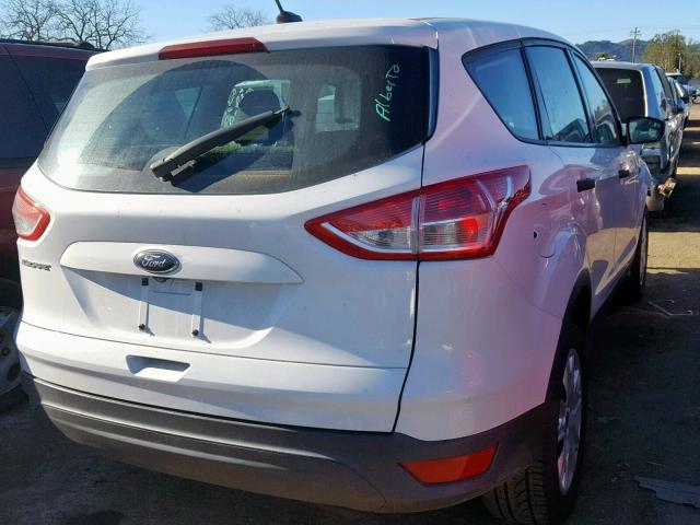 1FMCU0F74EUD25364 - 2014 FORD ESCAPE S WHITE photo 4