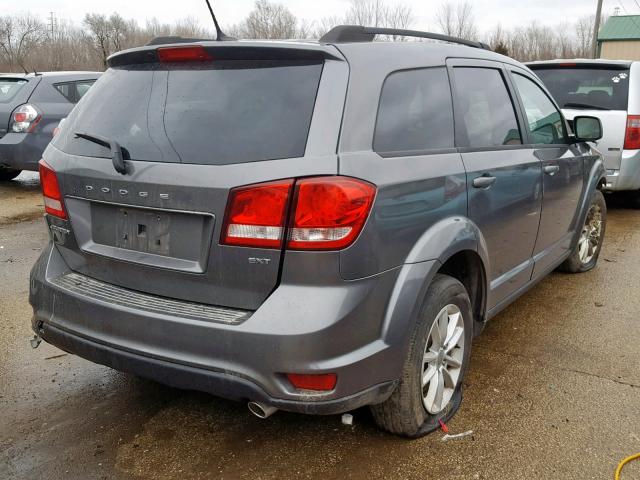 3C4PDCBG9DT565158 - 2013 DODGE JOURNEY SX GRAY photo 4