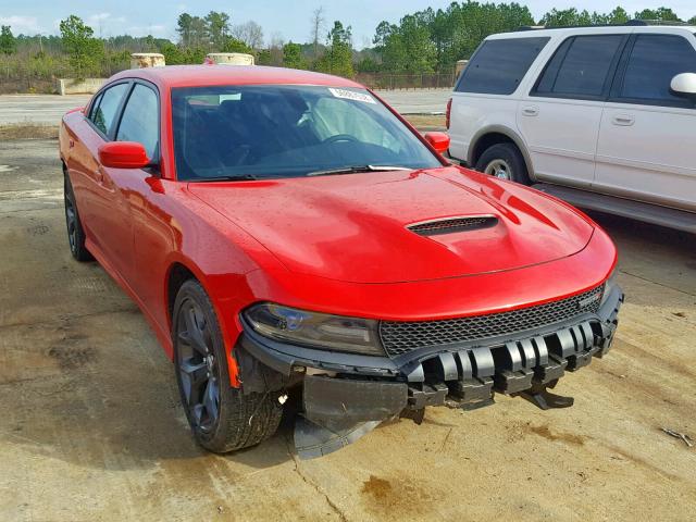 2C3CDXHG5JH221025 - 2018 DODGE CHARGER SX RED photo 1