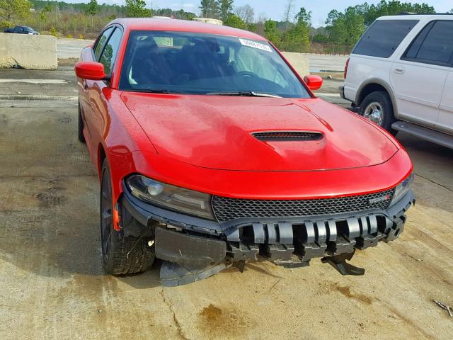 2C3CDXHG5JH221025 - 2018 DODGE CHARGER SX RED photo 9