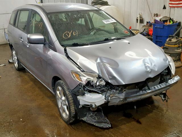 JM1CR2WL0A0368521 - 2010 MAZDA 5 SILVER photo 1