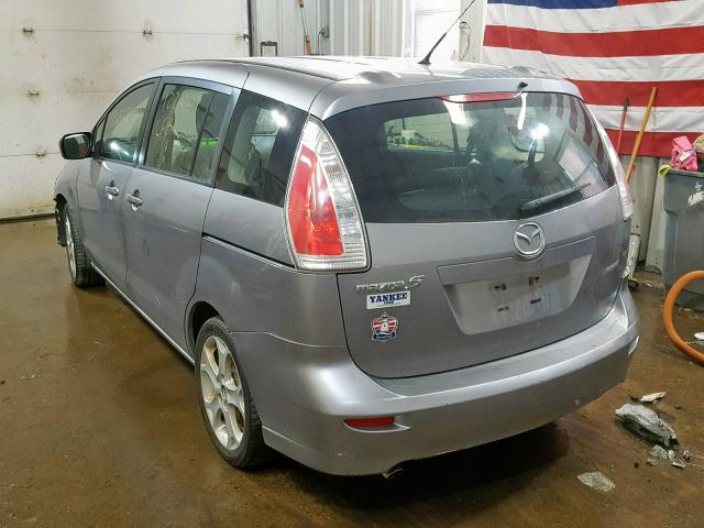 JM1CR2WL0A0368521 - 2010 MAZDA 5 SILVER photo 3