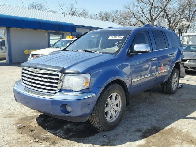 1A8HW582X7F526110 - 2007 CHRYSLER ASPEN LIMI BLUE photo 2