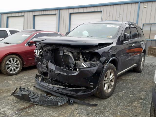 1C4RDHDG9DC663931 - 2013 DODGE DURANGO CR BLACK photo 2