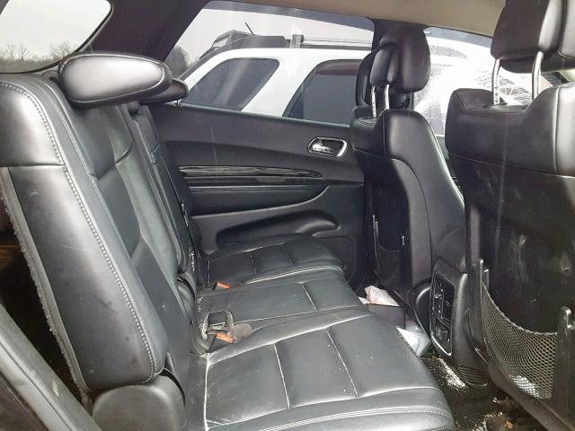 1C4RDHDG9DC663931 - 2013 DODGE DURANGO CR BLACK photo 6