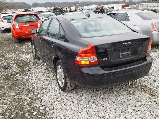 YV1MS382X72303556 - 2007 VOLVO S40 2.4I BLACK photo 4