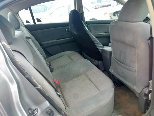 3N1AB61E18L664286 - 2008 NISSAN SENTRA 2.0 GRAY photo 6