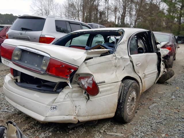 1G4HP54K614157576 - 2001 BUICK LESABRE CU WHITE photo 4