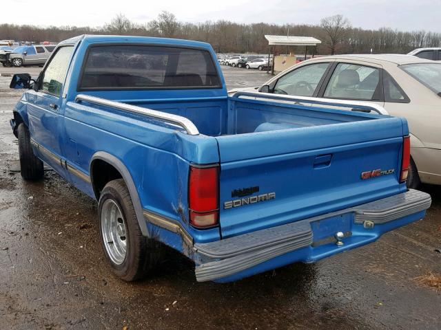 1GTCS14Z1P8514327 - 1993 GMC SONOMA BLUE photo 3