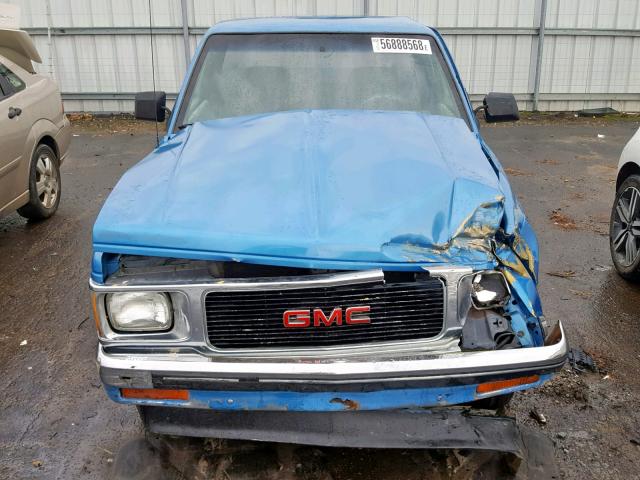 1GTCS14Z1P8514327 - 1993 GMC SONOMA BLUE photo 7