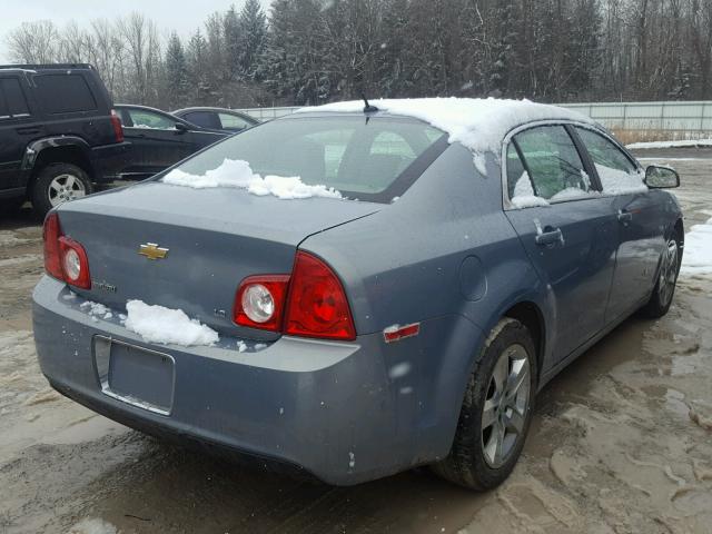 1G1ZG57B69F125658 - 2009 CHEVROLET MALIBU LS Mavi foto 4