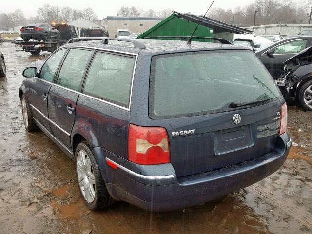 WVWYU63B75E037824 - 2005 VOLKSWAGEN PASSAT GLX 蓝色 照片 3