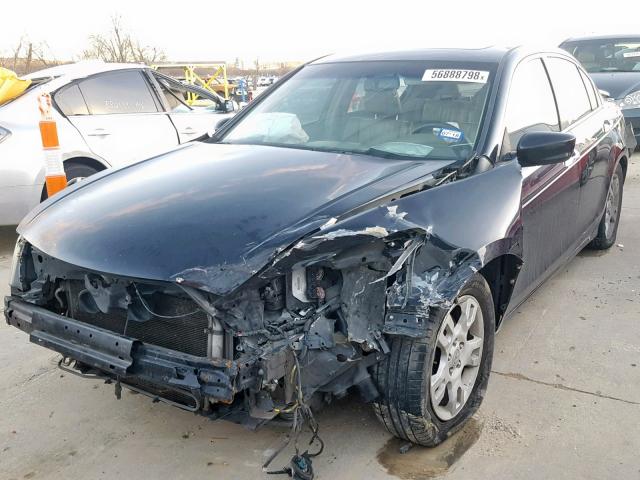 1HGCP36838A059283 - 2008 HONDA ACCORD EXL BLACK photo 2