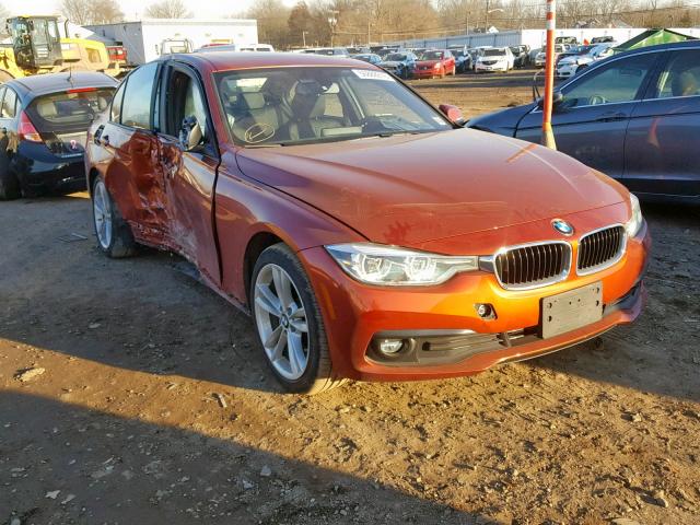 WBA8A3C50JA358734 - 2018 BMW 320 XI TAN photo 1