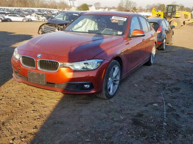 WBA8A3C50JA358734 - 2018 BMW 320 XI TAN photo 2