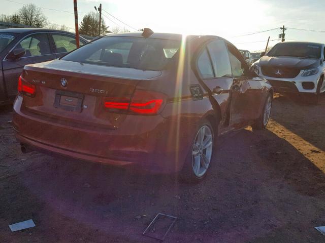 WBA8A3C50JA358734 - 2018 BMW 320 XI TAN photo 4