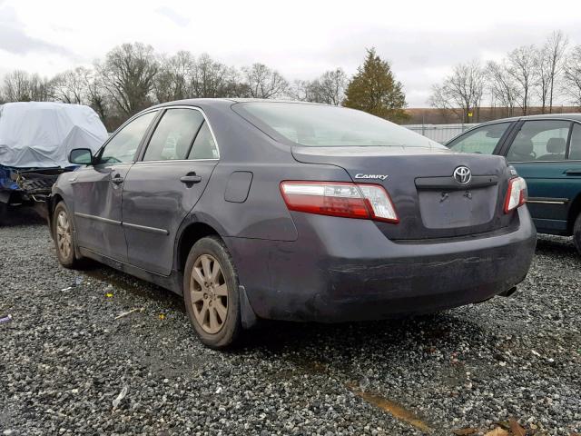 4T1BB46K98U040600 - 2008 TOYOTA CAMRY HYBR GRAY photo 3