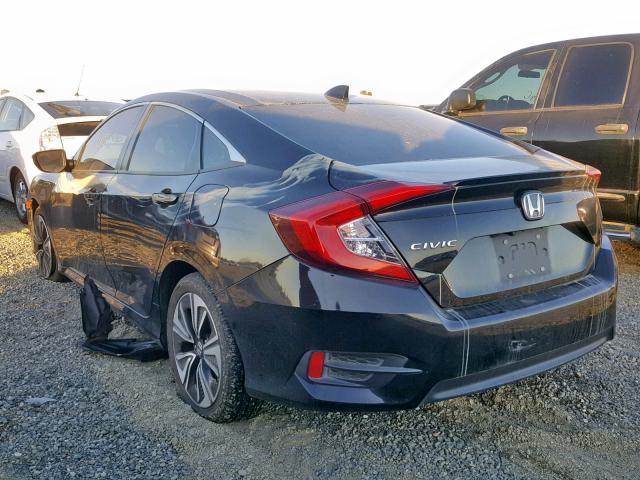 19XFC1F76HE213047 - 2017 HONDA CIVIC EXL BLACK photo 3