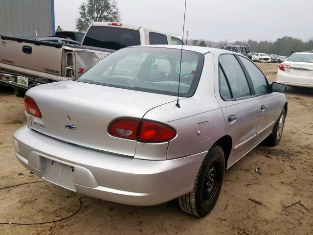 1G1JC524617286821 - 2001 CHEVROLET CAVALIER B SILVER photo 4