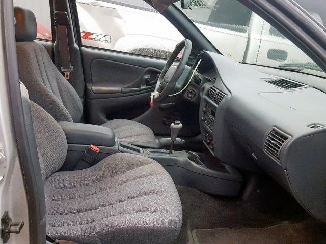 1G1JC524617286821 - 2001 CHEVROLET CAVALIER B SILVER photo 5