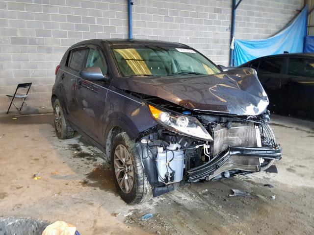 KNDPB3AC0F7693302 - 2015 KIA SPORTAGE L BLUE photo 1