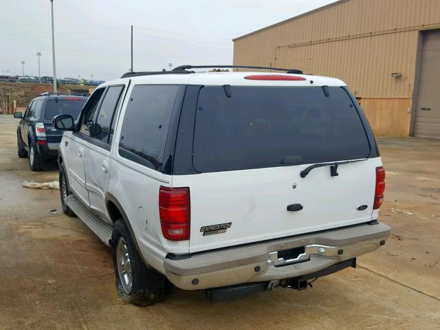 1FMFU18L21LA15372 - 2001 FORD EXPEDITION WHITE photo 3