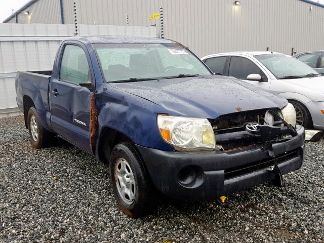 5TENX22N58Z471191 - 2008 TOYOTA TACOMA BLUE photo 1