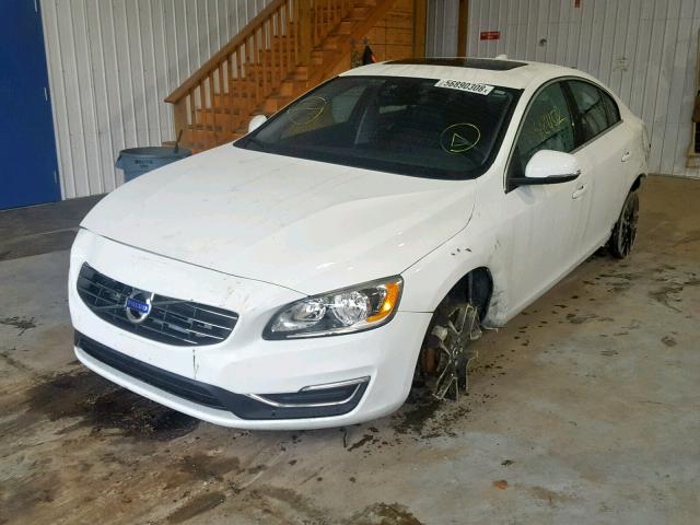 YV126MFK2G2390969 - 2016 VOLVO S60 PREMIE WHITE photo 2