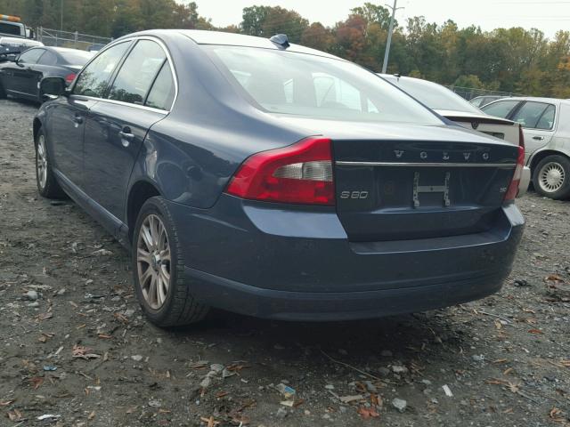 YV1AS982791092279 - 2009 VOLVO S80 3.2 BLUE photo 3