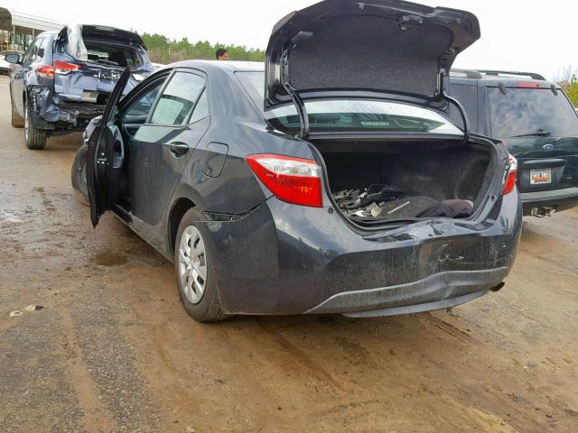 5YFBURHE7GP395781 - 2016 TOYOTA COROLLA L BLACK photo 3