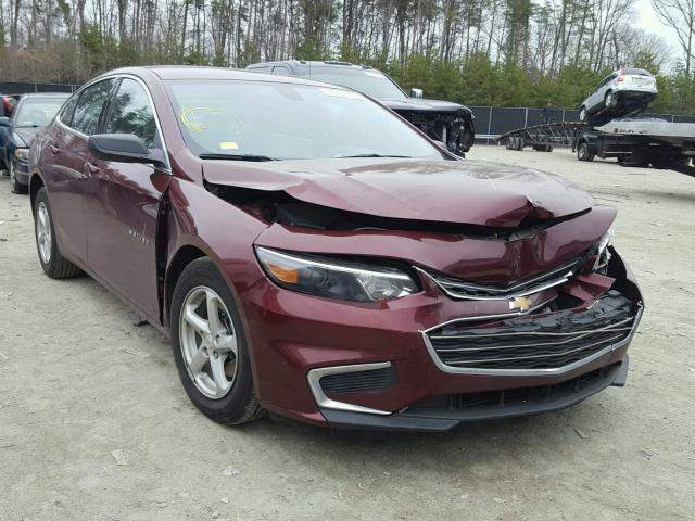 1G1ZB5ST7GF265021 - 2016 CHEVROLET MALIBU LS BURGUNDY photo 1