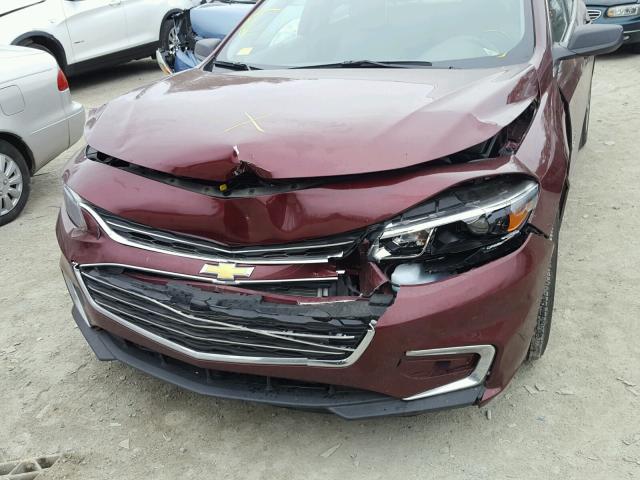 1G1ZB5ST7GF265021 - 2016 CHEVROLET MALIBU LS BURGUNDY photo 9