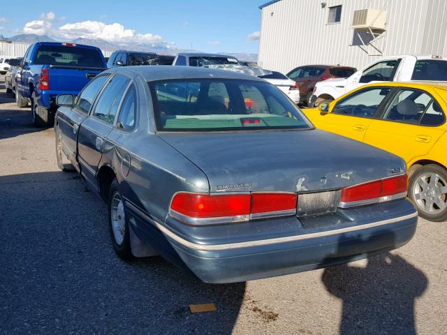 2FALP74W6SX126924 - 1995 FORD CROWN VICT GREEN photo 3