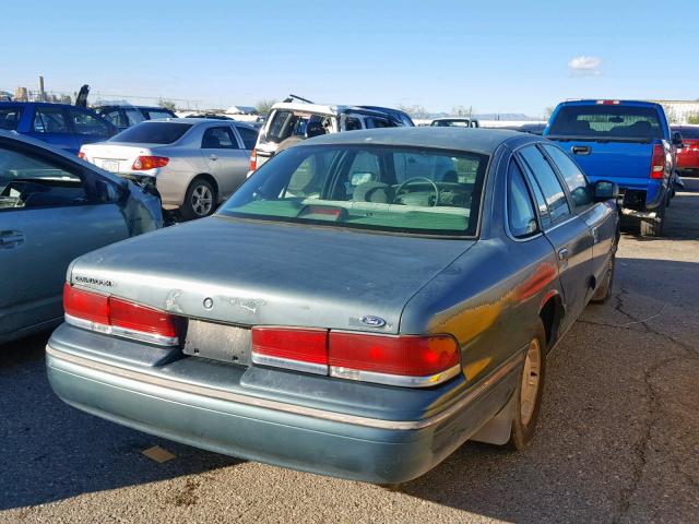 2FALP74W6SX126924 - 1995 FORD CROWN VICT GREEN photo 4