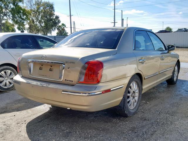 KMHFU45E04A299172 - 2004 HYUNDAI XG 350 GOLD photo 4