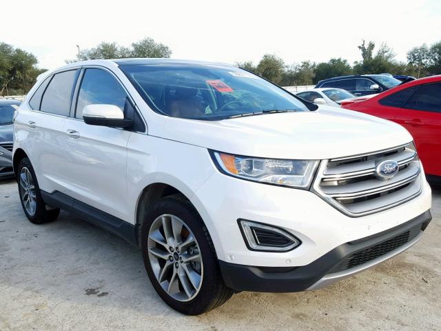 2FMPK3K89HBC52106 - 2017 FORD EDGE TITAN WHITE photo 1