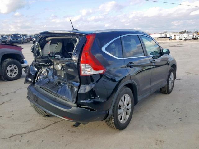 2HKRM3H78DH517716 - 2013 HONDA CR-V EXL BLACK photo 4