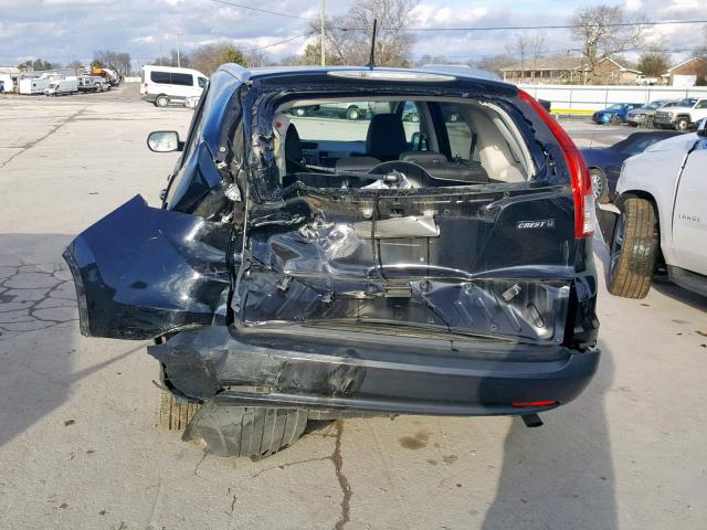 2HKRM3H78DH517716 - 2013 HONDA CR-V EXL BLACK photo 9