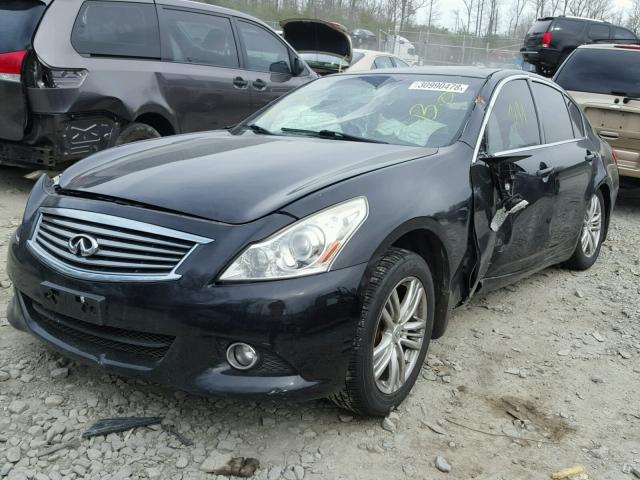 JN1CV6AR3BM352986 - 2011 INFINITI G37 BLACK photo 2