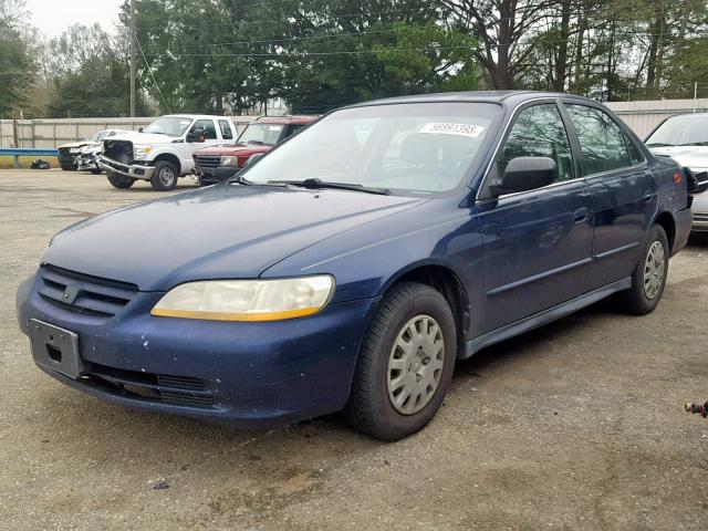 1HGCF86652A103919 - 2002 HONDA ACCORD VAL BLUE photo 2