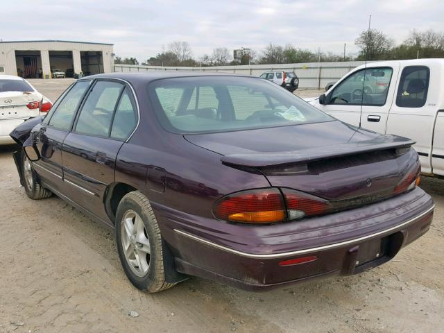 1G2HX52K1XH210309 - 1999 PONTIAC BONNEVILLE MAROON photo 3