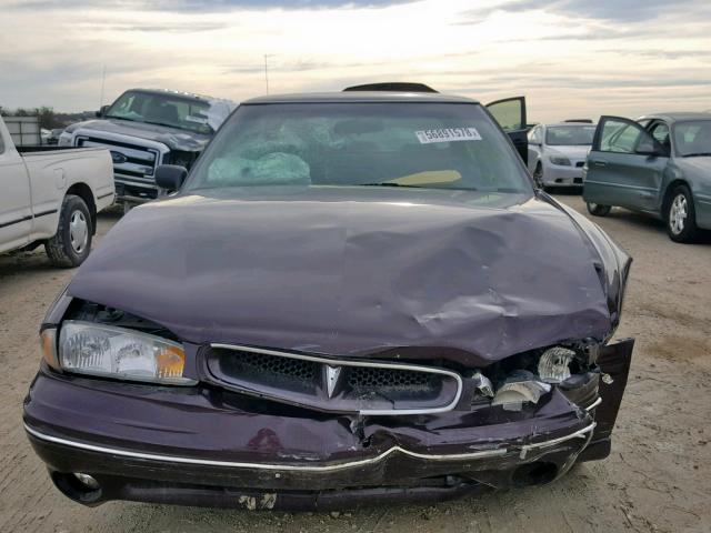 1G2HX52K1XH210309 - 1999 PONTIAC BONNEVILLE MAROON photo 9