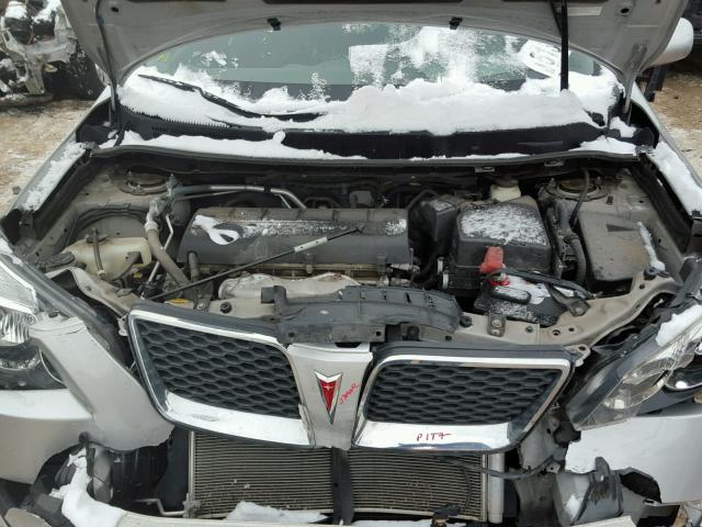 5Y2SM670X9Z403823 - 2009 PONTIAC VIBE SILVER photo 7