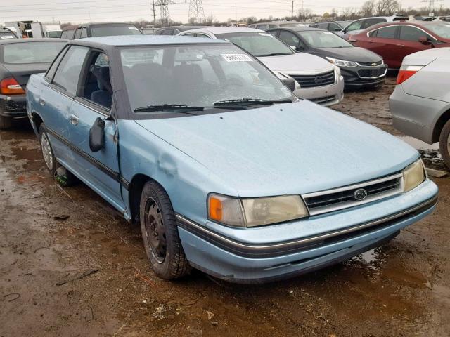 JF1BC6323MK605517 - 1991 SUBARU LEGACY L BLUE photo 1