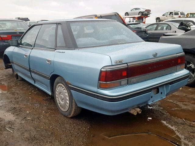 JF1BC6323MK605517 - 1991 SUBARU LEGACY L BLUE photo 3