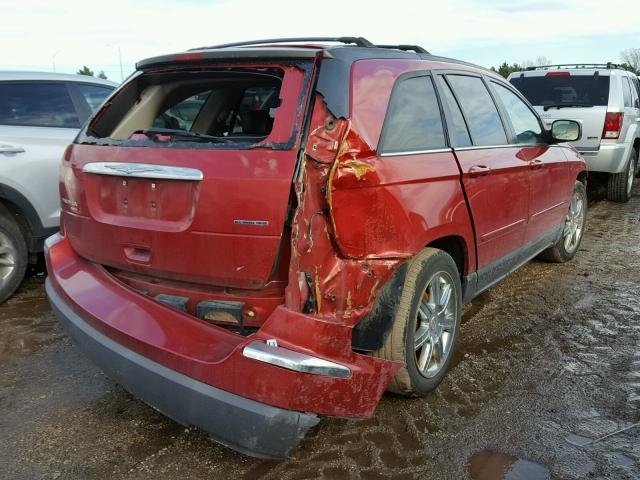 2A8GF68446R662064 - 2006 CHRYSLER PACIFICA T RED photo 4