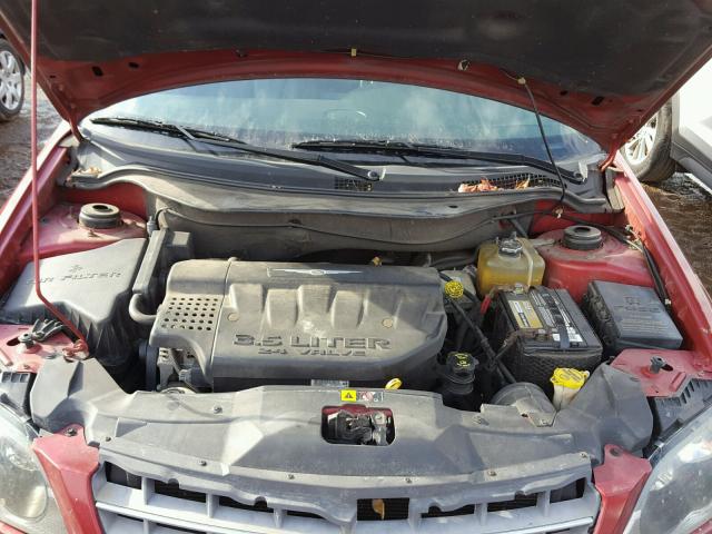 2A8GF68446R662064 - 2006 CHRYSLER PACIFICA T RED photo 7