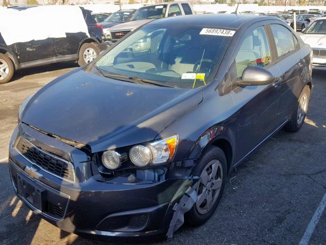 1G1JB5SG0D4129756 - 2013 CHEVROLET SONIC LS 石墨色 照片 2