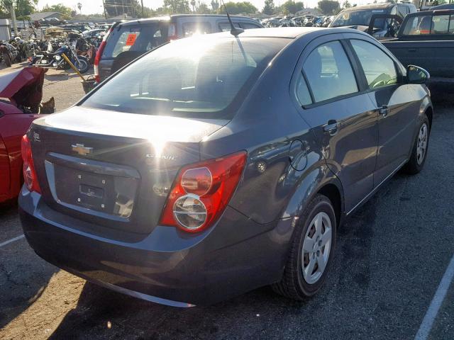 1G1JB5SG0D4129756 - 2013 CHEVROLET SONIC LS 石墨色 照片 4